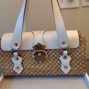 Michael Kors Santorini East West Straw Bag